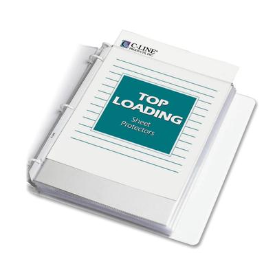 C-Line Polypropylene Top-Loading Sheet Protectors, 8 1/2