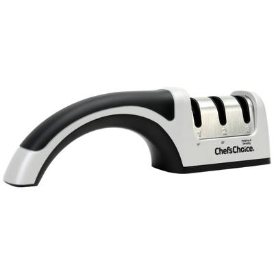 Edgecraft Chef's Choice Angleselect Professional Manual Knife Sharpener, Silver/black