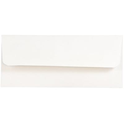 Jam Paper Booklet Money Envelopes With Gummed Closure, 3" X 6 11/16", White, Pack Of 25