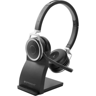 Spracht Zumbt Prestige Wireless Bluetooth Over-The-Head Binaural Headset, Black