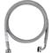 Certified Appliance Accessories Braided Stainless Steel Washing Machine Hose With Elbow - 72