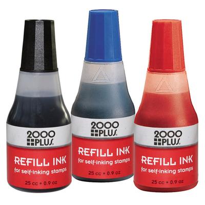 2000Plus 2000 Plus Self-Inking Stamp Refill Ink, 1 Oz, Black