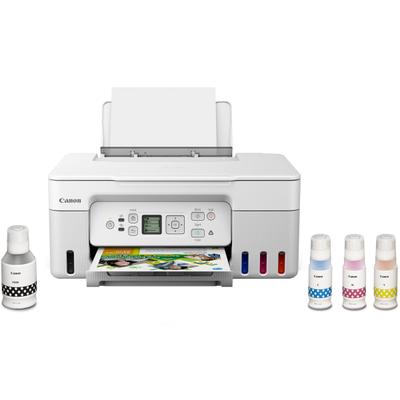 Canon Pixma G3270 Megatank Wireless Inkjet All-In-One Color Printer, White