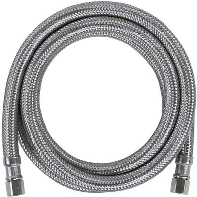 Certified Appliance Accessories Braided Stainless Steel Ice Maker Connector - 72" - Silver, Stainless Steel - Im72Ss
