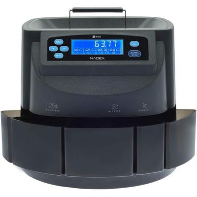 Nadex Coins S540 Coin Counting Sorter And Coin Roll Wrapper - Gray