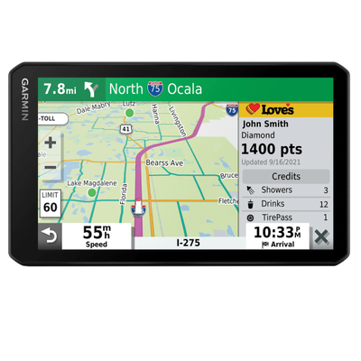 Garmin Dezlcam Otr710 010-02727-00 7" Gps Truck Navigator With Built-In Dash Cam