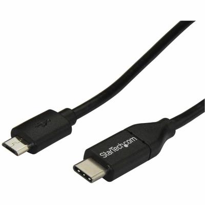 Startech.com 1M 3 Ft Usb-C To Micro-B Cable M/m - Usb 2.0 - Micro Usb Type C - Connect To Usb C Laptops Such As Apple Macbook, Chromebook Pixel & More