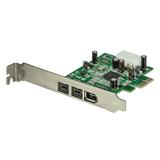 Startech.com 3 Port 2B 1A 1394 Pci Express Firewire Card - Add 2 Native Firewire 800 Ports To Your Computer Through A Pci Express Expansion Slot - Pci Express Firewire Card - Pci Express 1394A - Pcie Firewire Card