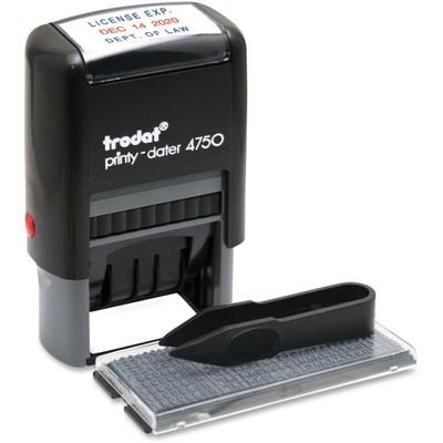 U.s. Stamp & Sign U.s. Stamp And Sign Custom Dater Self-Inking Stamp, 1"w X 1.63"l