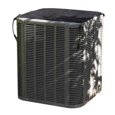 Anyair Central Air Conditioner Outdoor Cover, 1"h X 24"w X 24"d, Black