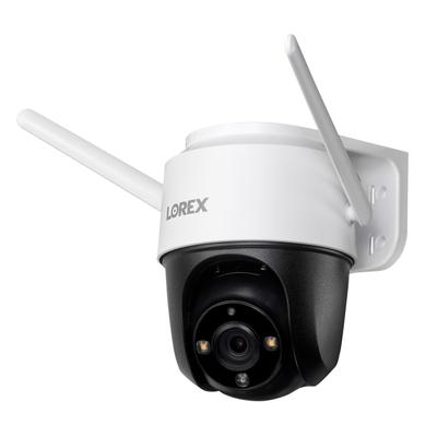 Lorex 2K Qhd Outdoor Pan-Tilt Wi-Fi Security Camera, 7.7"h X 3.7"w X 4.2"d, White