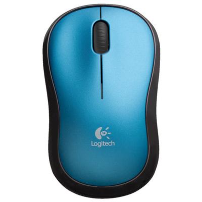 Logitech M185 Wireless Mouse, Blue, 910-003636
