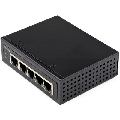 Startech.com Industrial 5 Port Gigabit Poe Switch 30W - Power Over Ethernet Switch - Gbe Poe Network Switch - Unmanaged - Ip-30