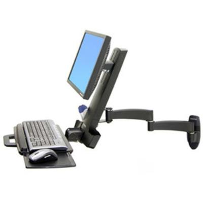 Ergotron 200 Series - Mounting Kit (Articulating Arm, Barcode Scanner Holder, Keyboard Tray With Left/right Mouse Tray) - For Lcd Display / Pc Equipment - Steel - Black