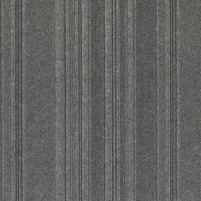 Foss Floors Couture Peel & Stick Carpet Tiles, 24" X 24", Sky Gray, Set Of 15 Tiles