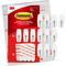 Command Medium Wire Hooks, 13-Command Hooks, 16-Command Strips, Damage-Free, White