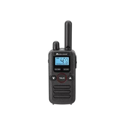 Midland Radio Two-Way Business Radio - 142 Total Privacy Codes - Lightweight, Noaa Weather Radio, Keypad Lock - Black - 1 Each