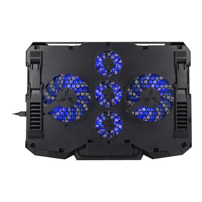 Enhance Cryogen - Notebook Cooling Pad - 17" - Black With Blue Accents