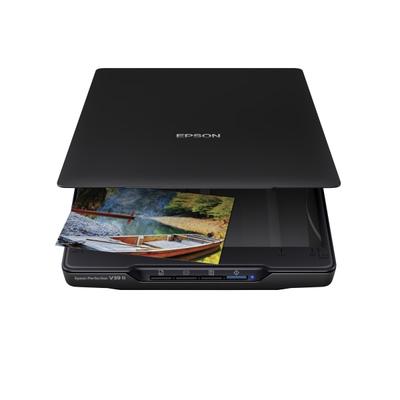 Epson Perfection V39 Ii Color Photo And Document Flatbed Scanner, Black, B11B268201