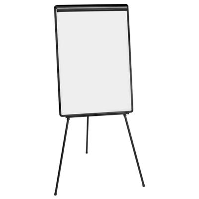 Mastervision Easy Clean Tripod Non-Magnetic Dry-Erase Whiteboard Presentation Easel, 71 1/2", Steel Frame With Black Finish