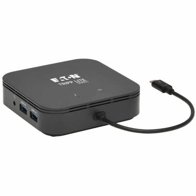 Tripp Lite Thunderbolt 3 Dock, Dual Display - 8K Displayport, 4K Hdmi, Usb 3.1 Gen 2, Usb-A Hub, Gbe, 60W Pd Charging, Black - Docking Station - Thunderbolt 3