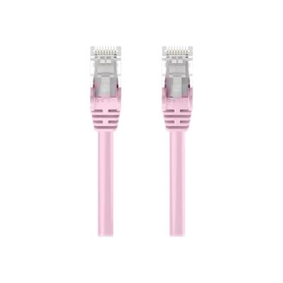 Belkin - Patch Cable - Rj-45 (M) To Rj-45 (M) - 6 In - 0.2 In - Utp - Cat 6 - Molded, Snagless, Stranded - Pink