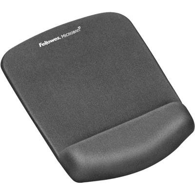 Fellowes Plushtouch Mouse Pad Wrist Rest With Microban - Graphite - 1