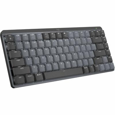 Logitech Master Series Mx Mechanical Mini Illuminated Performance Wireless Keyboard, Graphite, 920-010551