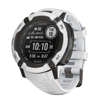 Garmin Instinct 2X Solar Smart Watch, Whitestone