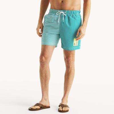 Nautica Men's 6" Quick-Dry Swim 318 (Biscay Teal), XL