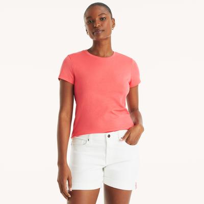 Nautica Women's Deck T-Shirt Persian Red, L