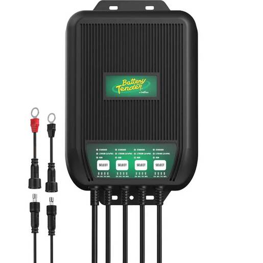 Battery Tender WaveCharge Pro 4-Bank 12V, 40 AMP Battery Charger