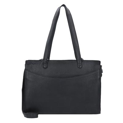 Cowboysbag - Elston Schultertasche Leder 34 cm Handtaschen 1 ct Schwarz Damen Image