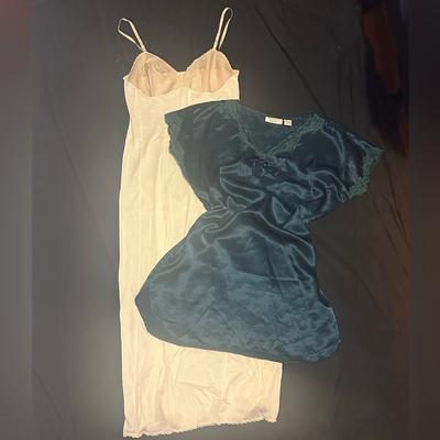 Victoria's Secret Intimates & Sleepwear | 2 Pack Vintage Lingerie | Color: Cream/Green | Size: M