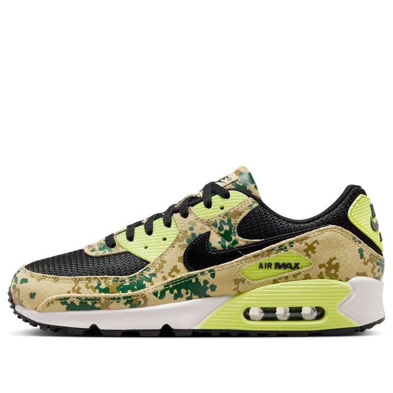 Air Max 90 'Camo Pack Light Lemon Twist' - Natural - Nike Sneakers