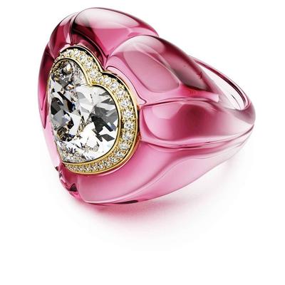 Dulcis Cocktail Ring - Pink - Swarovski Rings
