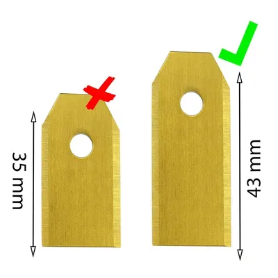 9 18 30 Pcs Blade Home Garden Sliver gold Accessories Rustproof For All Robotic Lawnmowers Safety