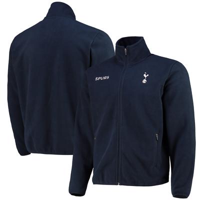 Tottenham Hotspur Zip Thru Fleece – Marineblau – Herren Image