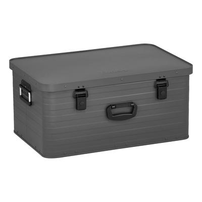 Aufbewahrungsbox ENDERS "Toronto Alubox XL Grey", grau, B:48cm H:33,3cm T:70,8cm, Aluminium, Aufbewahrungsboxen, mit rob