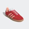 Sneaker ADIDAS ORIGINALS "GAZELLE", Gr. 37, rot (better scarlet, glow pink, gold metallic), Leder, Synthetik, sportlich, Schuhe Sneaker low Retrosneaker Skaterschuh, Topseller