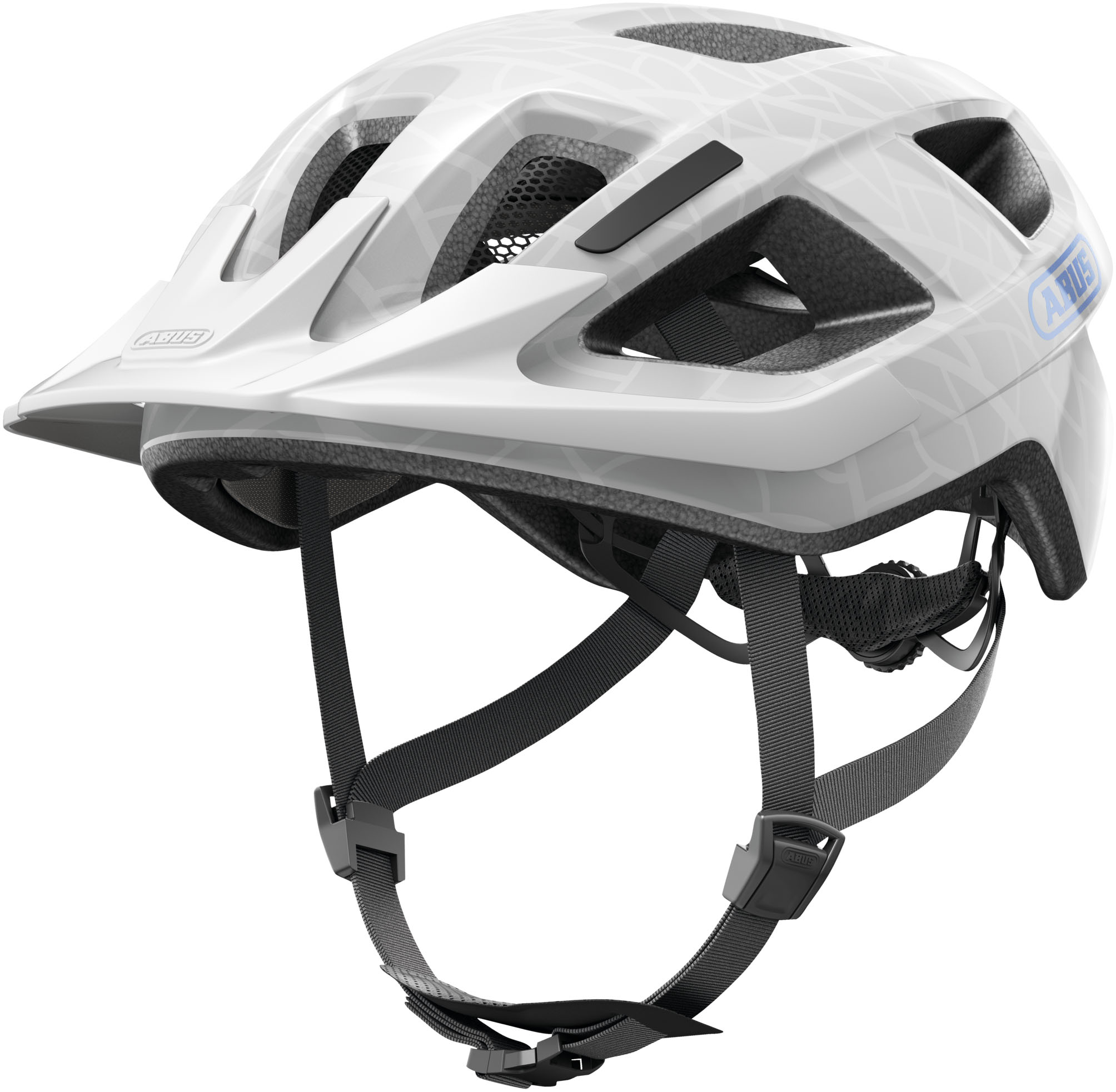 Fahrradhelm ABUS "Aduro 3.0 LED" Gr. L, weiß (weiß (weiß art)), Helme, L Image