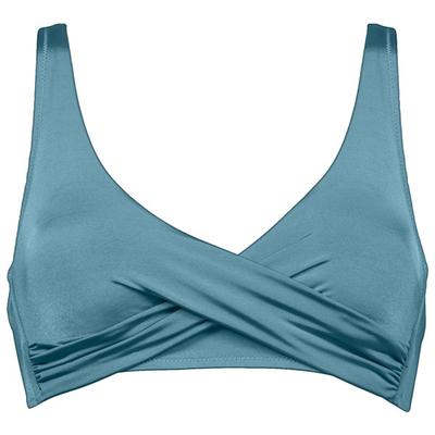 Watercult - Women's Shimmering Solids Cross-Over Bikini Top - Bikini-Top Gr 38 - Cup: C türkis Image