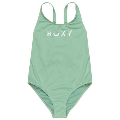 Roxy - Girl's Solid Active One Piece - Badeanzug Gr 8 Years grün Image