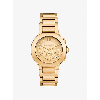 Michael Kors Oversized Gramercy Gold-Tone Watch Gold One Size