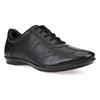 Schnürschuh GEOX "UOMO SYMBOL", Herren, Gr. 45, schwarz, Leder, elegant, Schuhe, Business Schuh, Sneaker in eleganter Form