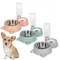 Neue 2-in-1 Katzen schale Wassersp ender automatische Wassersp eicher Haustier Hund Katze Futter Schüssel Futter behälter mit Tränke Haustier Tränke Feeder