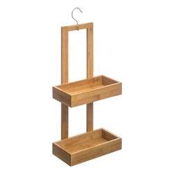 WellHome - Organizer mit 2 Bambus-Duschwannen 26x14,2x60,4cm Image