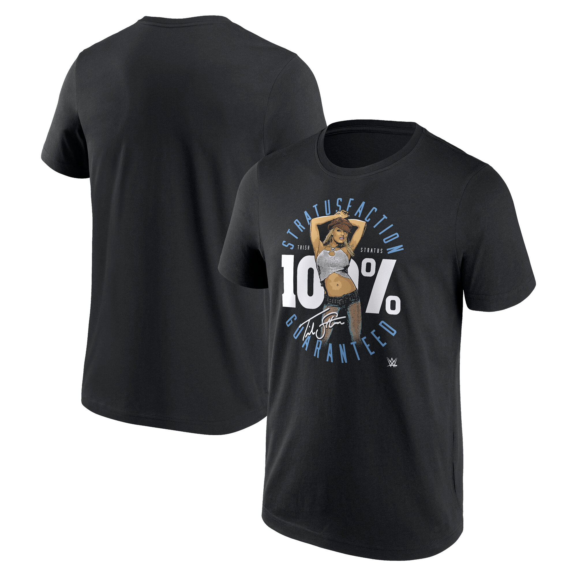 WWE Trish Stratus 100 Percent Stratusfaction T-Shirt - Schwarz - Herren Image
