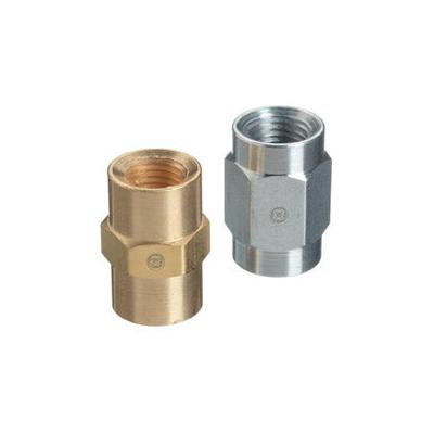 Western Enterprises Pipe Thread Coupling, Adaptor, 3,000 psi, Brass, 1/4 in NPT Female (312-BF-4HP)