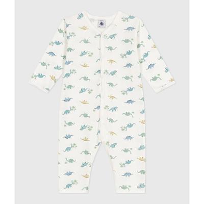 Dinosaur Print Cotton Sleepsuit Without Feet